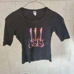 Guess Jeans guitar shirt